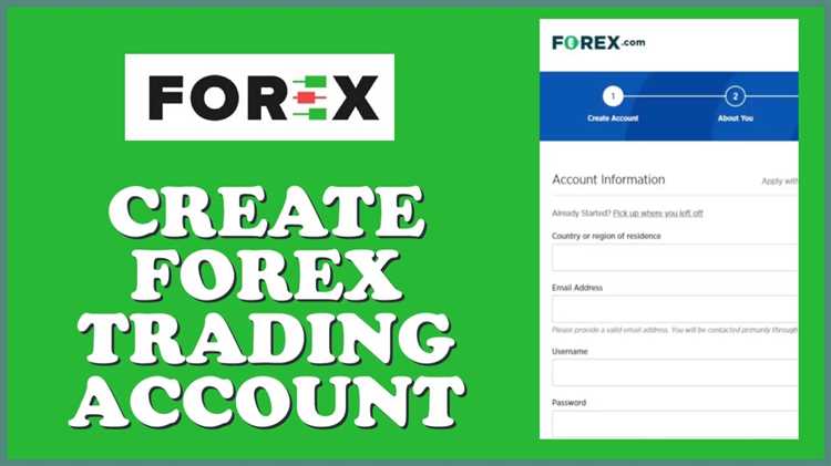 How to make forex account